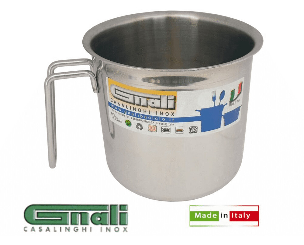 Bollilatte Induzione acciaio inox cm 12-14