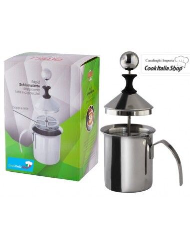 Montalatte Cappuccinatore Inox doppia rete Induzione